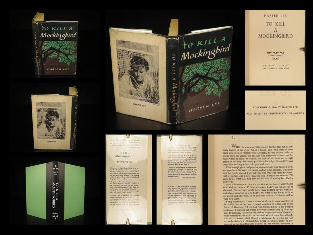 1960 To Kill A Mockingbird Harper Lee RACISM Atticus Finch Novel CLASSIC (1 of 10)