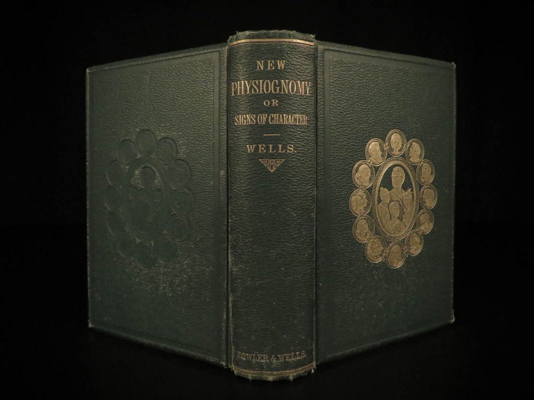 1866 Phrenology & Physiognomy Signs Occult Pseudoscience Illustrated Medicine (1 of 10)