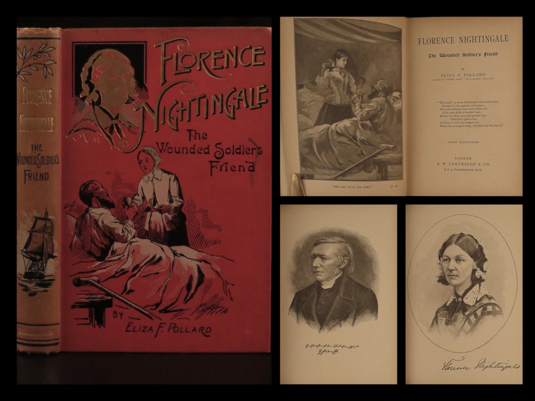1891 1ed Florence Nightingale Wounded Soldier Friend Medicine Nurses Civil War (1 of 10)