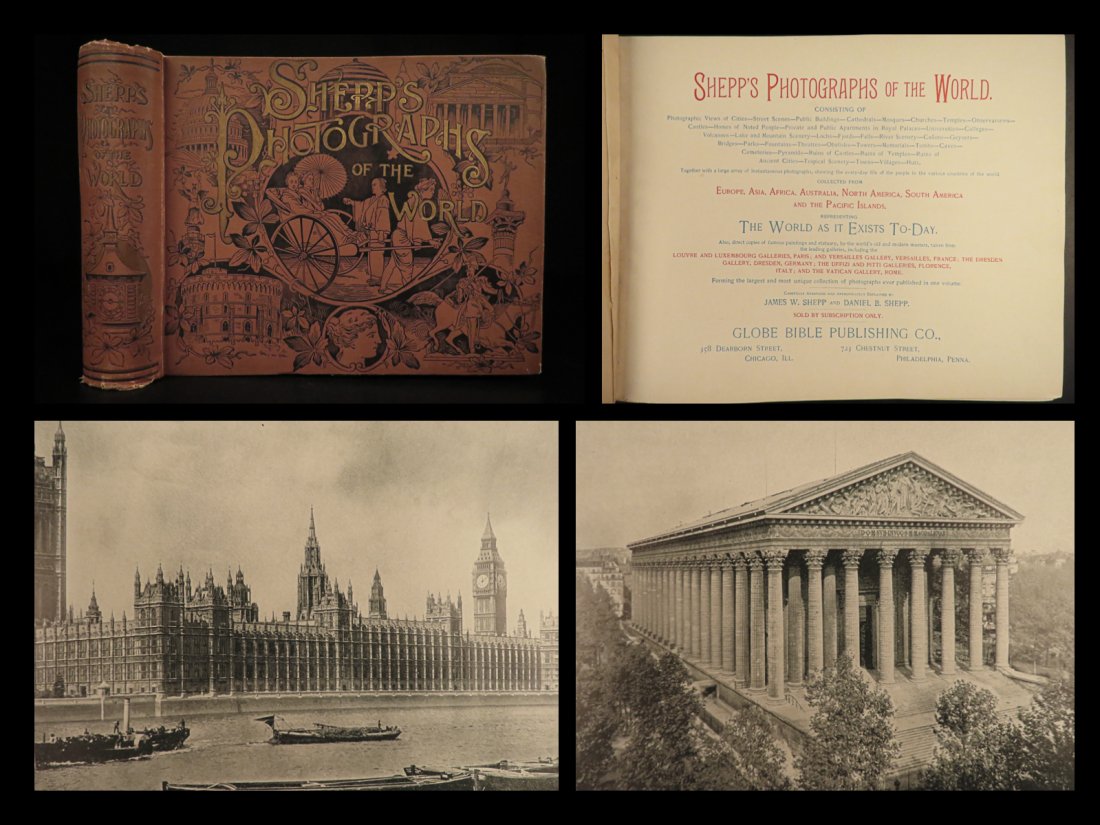1891 BEAUTIFUL Photography of the World Castles Gardens Ships Landscapes Shepp (1 of 10)