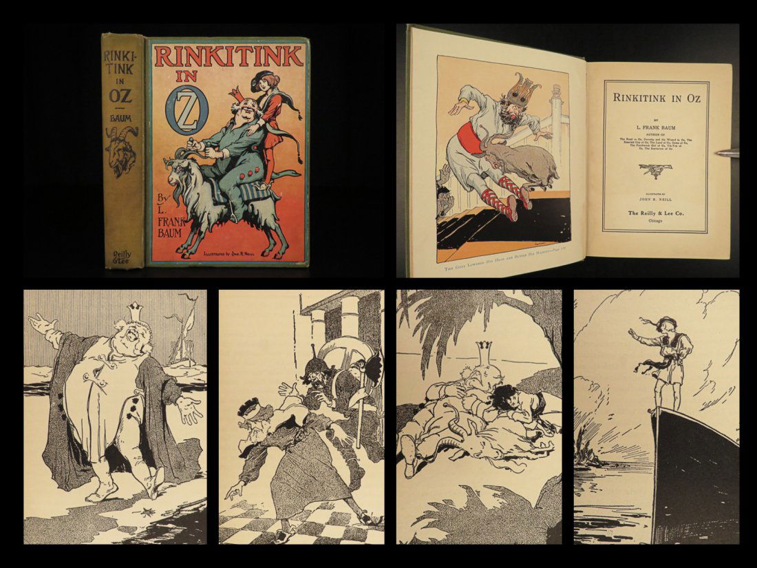 1916 1ed Rinkitink in OZ Frank Baum Illustrated John Neill Wizard of Oz (1 of 10)
