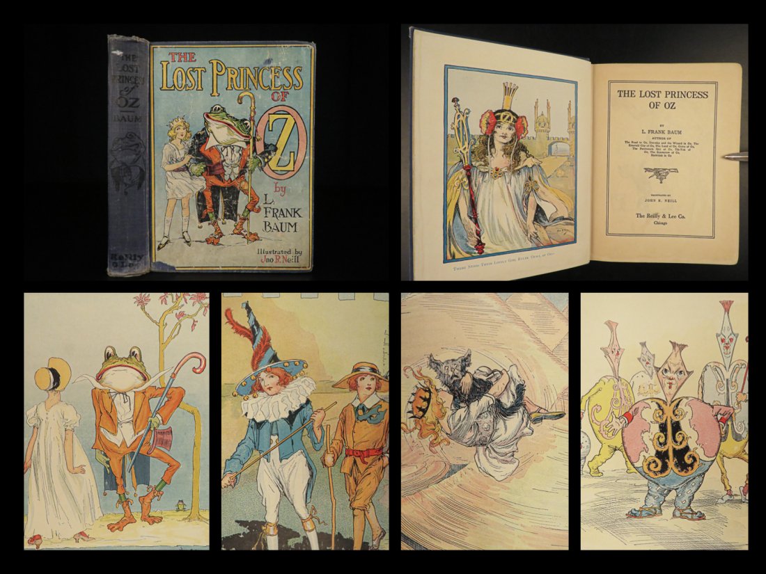 1917 1ed Lost Princess of OZ Frank Baum COLOR Illustrated Dorothy Wizard of Oz: 1917 1ed Lost Princess of OZ Frank Baum COLOR Illustrated Dorothy Wizard of Oz Were off to see the wizard, the wonderful Wizard of Oz!” This timeless classic was first published in 1899 and feat