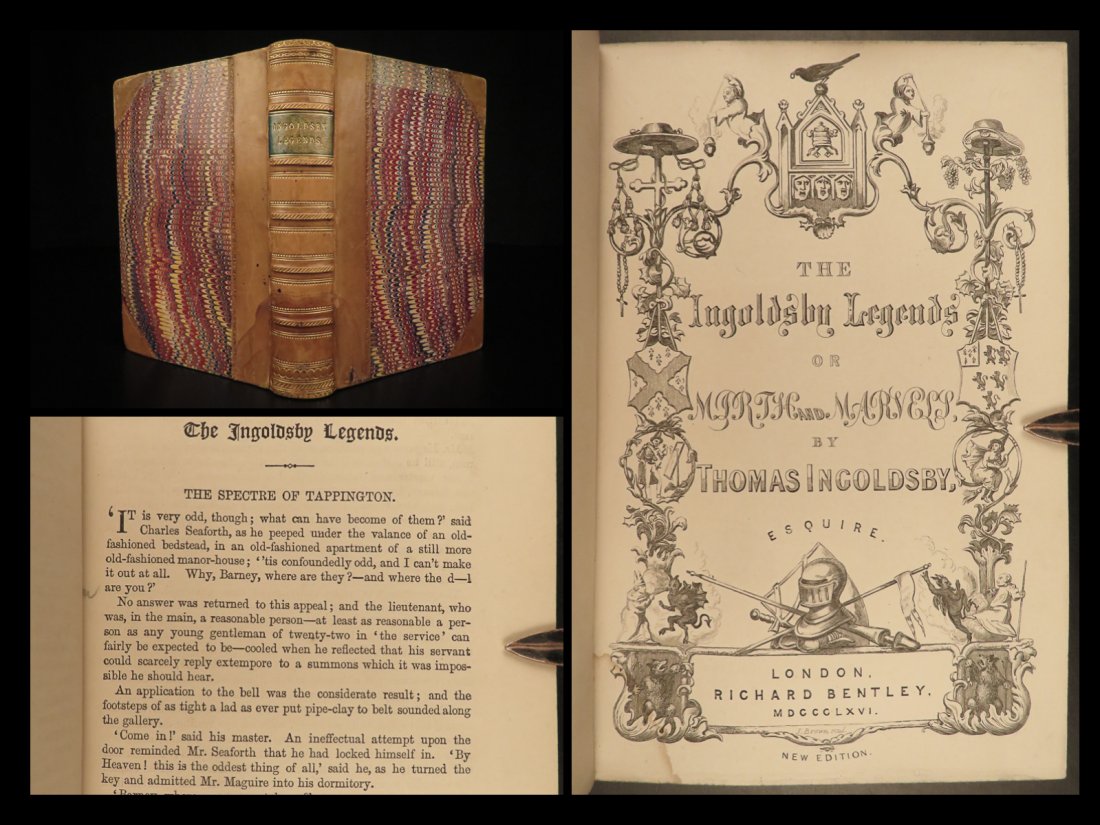 1866 Ingoldsby Legends Occult Esoteric Folklore Fairy Tales Mythology Ghosts (1 of 10)