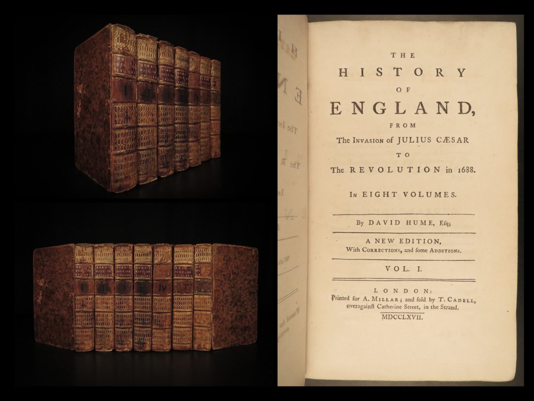 1767 David Hume History of England Scottish Enlightenment William Wallace 7v (1 of 10)