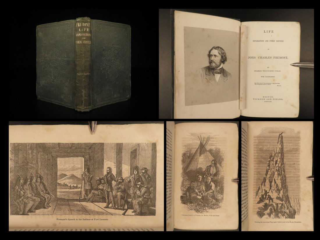 1856 1ed John C Fremont Explorations Native American Indians California West (1 of 10)