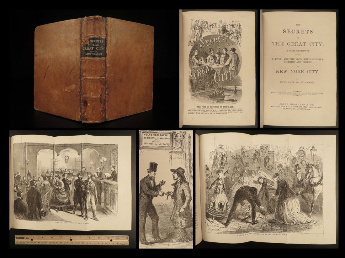 1868 1ed Secrets of New York TOURISM Fashion Shopping Central Park Wall Street (1 of 10)