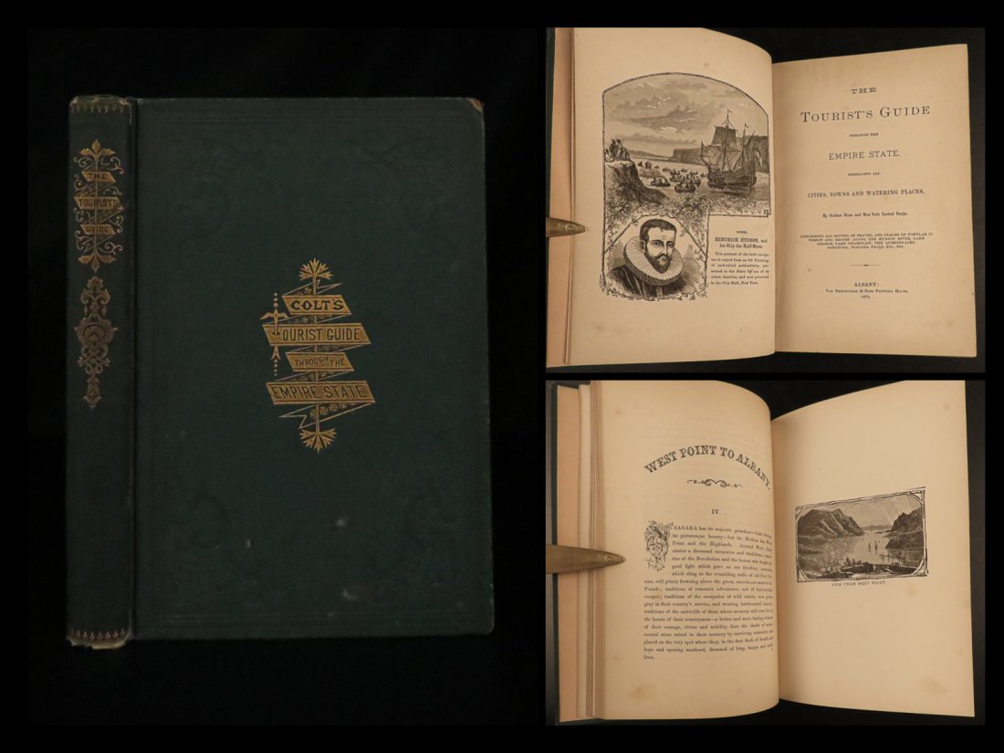 1876 New York Tourist Guide Empire State Niagara Falls INDIANS West Point (1 of 10)