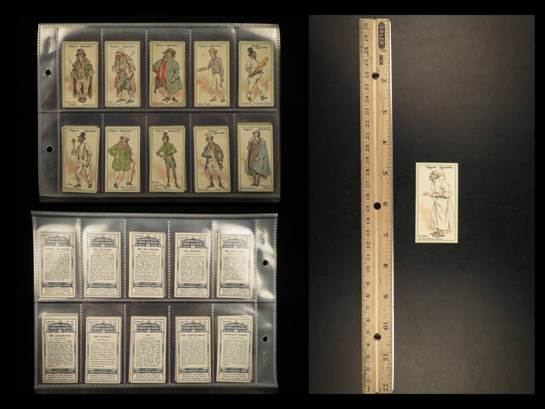 1923 Cigarette Tobacco Trading Cards Charles Dickens Characters Scrooge 50 Cards (1 of 10)