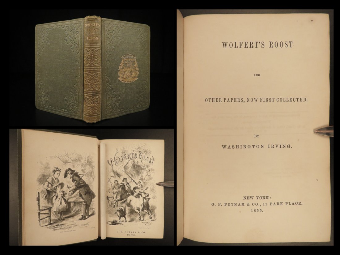 1855 Washington Irving Wolferts Roost American Literature Knickerbocker (1 of 10)