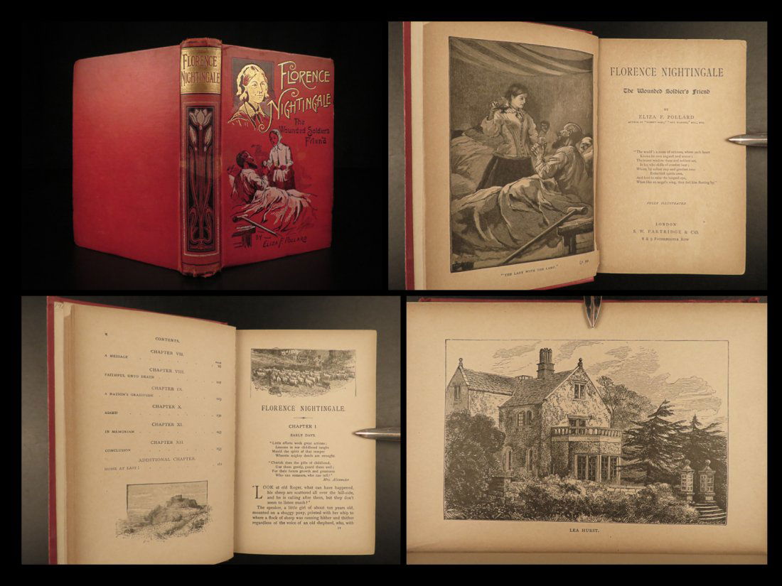 1891 1ed Florence Nightingale Wounded Soldier Friend Medicine Nurses Civil War (1 of 10)