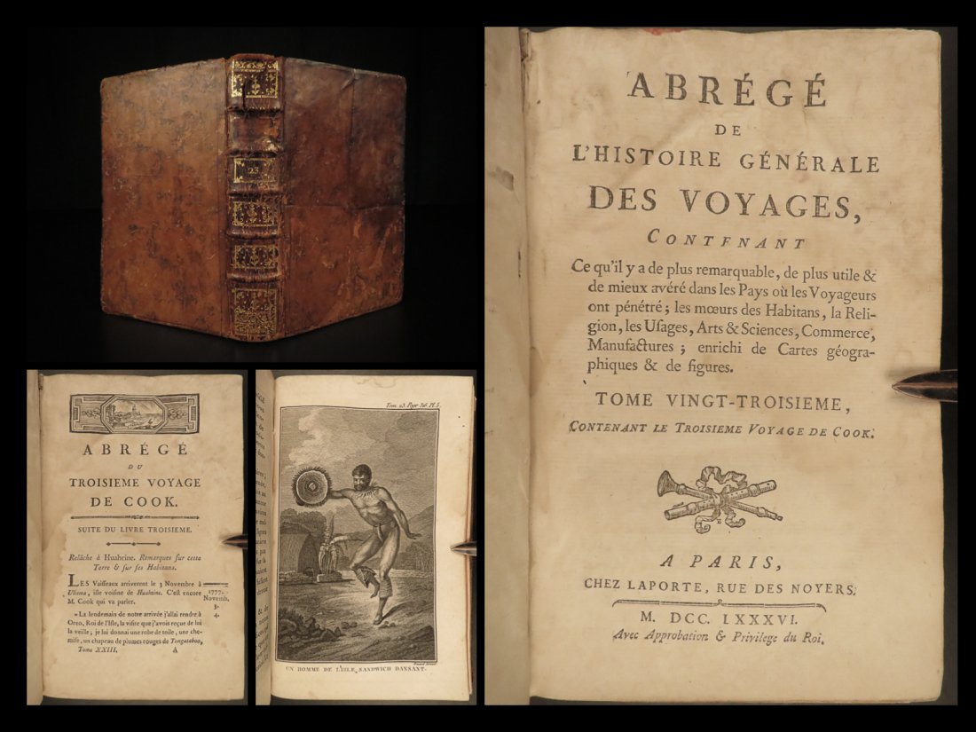 1786 Captain James Cook 3rd Pacific Voyages Illustrated Hawaii Eskimos Kamchatka (1 of 10)