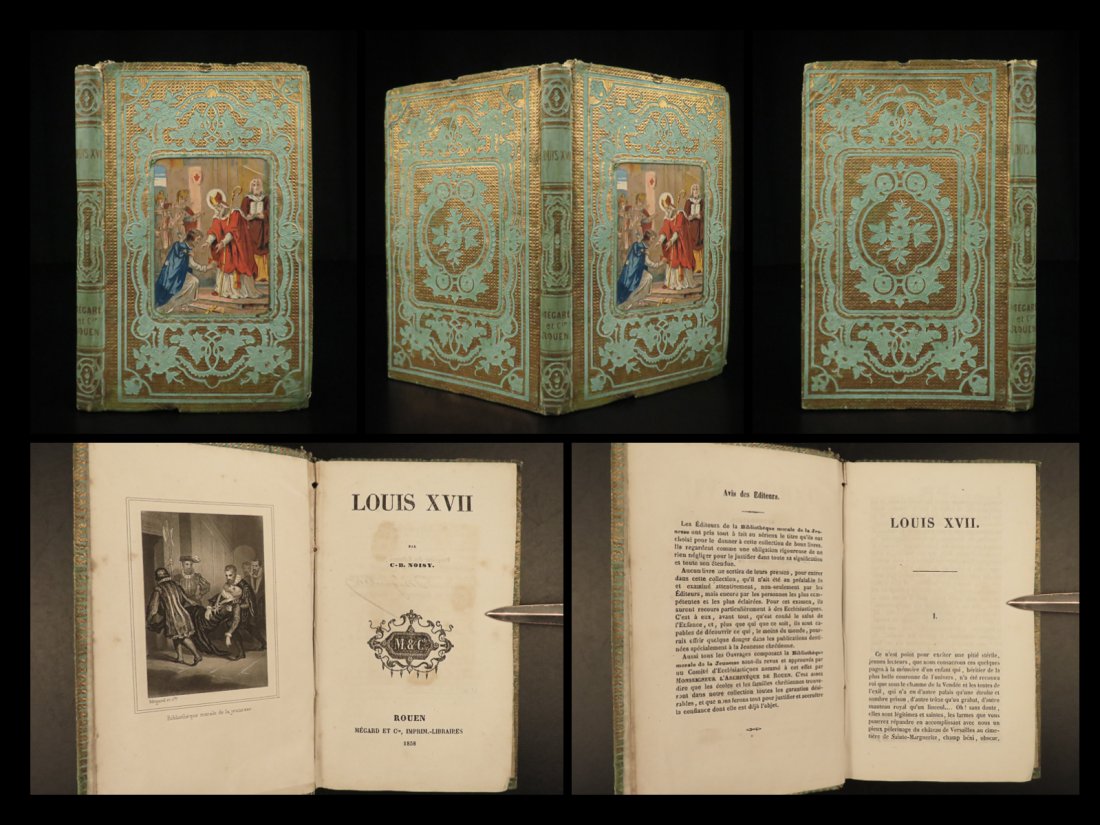 1858 Louis XVII of France French Revolution Marie Antoinette Louis XVI BINDING: 1858 Louis XVII of France French Revolution Marie Antoinette Louis XVI BINDING Louis XVII was the king of France for two years during the French Revolution who died when he was only ten. Son of Marie