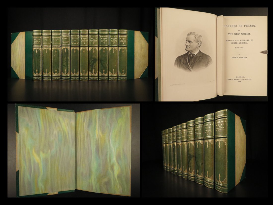 1899 Francis Parkman Oregon Trail Pioneer America INDIAN Wars FINE BINDING (1 of 10)