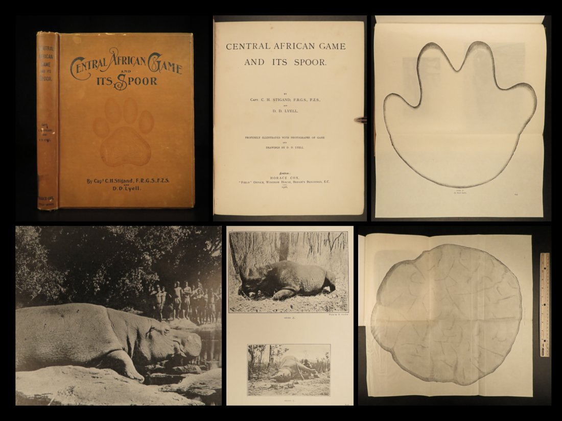 1906 BIG GAME HUNTING 1st/1st Central Africa & Its Spoor Stigand Lyell Hunter (1 of 10)