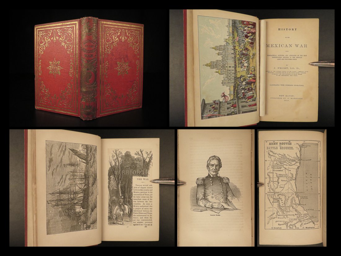 1859 TEXAS Mexican American War Army Mexico Military Biography Americana Frost (1 of 10)