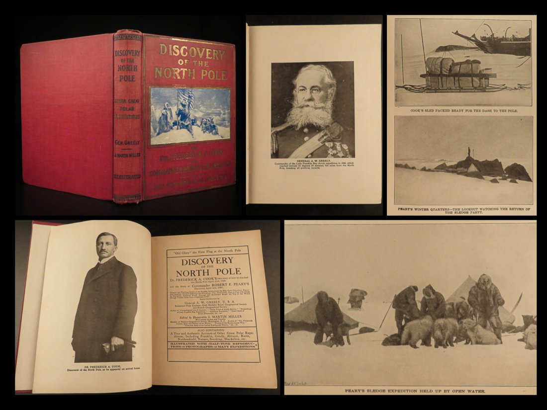 1909 ARCTIC 1st/1st Discovery North Pole Frederick Cook Peary Polar Expedition (1 of 10)
