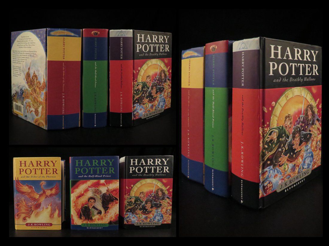 2003 1ed Harry Potter by J.K. Rowling Wizards Magic Sorcery Voldemort 3 Book Lot (1 of 10)