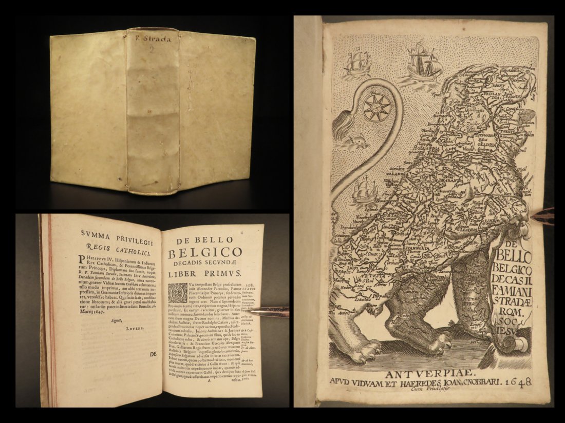1648 Dutch Wars Belgium Bello Belgico Strada Battles Habsburg Flanders Latin (1 of 10)