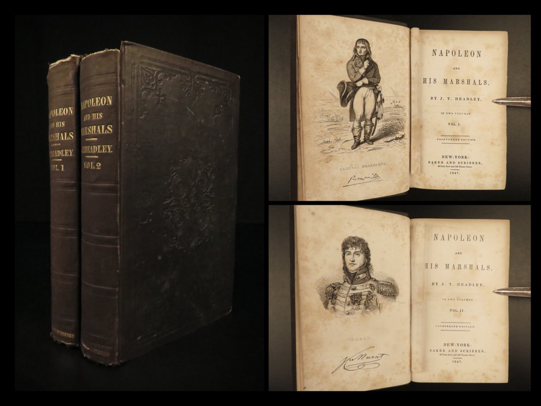 1847 Napoleon Bonaparte and His Marshals French Military Napoleonic Wars Headley (1 of 10)