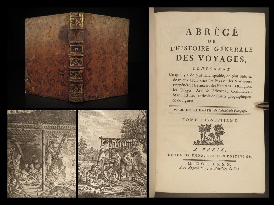 1780 Voyages in KAMCHATKA Jan Mayen Island Russia Fishing Nova Zembla Nunavut: 1780 Voyages in KAMCHATKA Jan Mayen Island Russia Fishing Nova Zembla Nunavut The best book of its kind! A rare book La Harpes General History of Voyages! This extensive work was begun by La Harpe, an