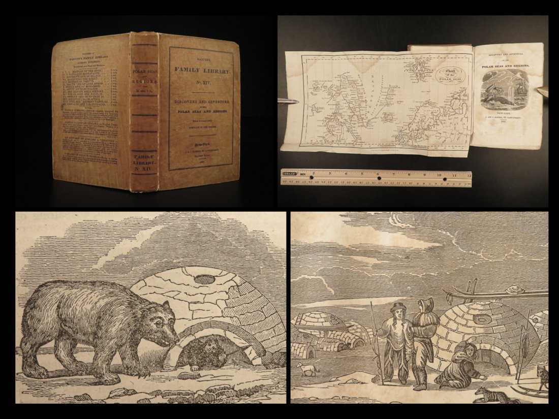 1831 1ed Polar Seas Voyages Arctic Exploration North Pole Discovery Adventure: 1831 1ed Polar Seas Voyages Arctic Exploration North Pole Discovery Adventure Collectively written by esteemed Professors Sir John Leslie, Robert Jameson, and Hugh Murray, Narrative of Discovery and A