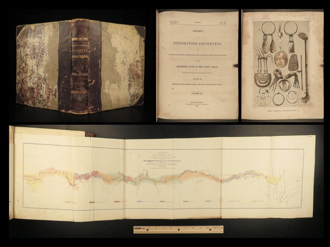 1856 Pacific Exploration INDIANS Native Rituals Cherokee Hueco Illustrated Dress (1 of 10)