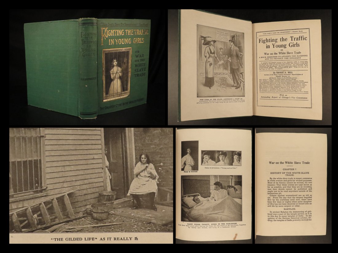 1911 White Slave Trade Human Trafficking Crime Kidnapping Prostitution Justice (1 of 10)