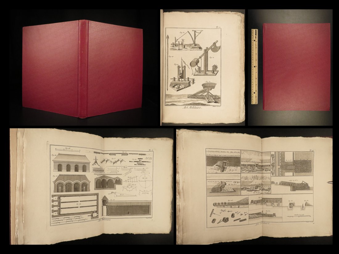 1793 Diderot Encyclopedia 59 Plates MILITARY War Weapons Swords KNIGHTS Forts (1 of 10)