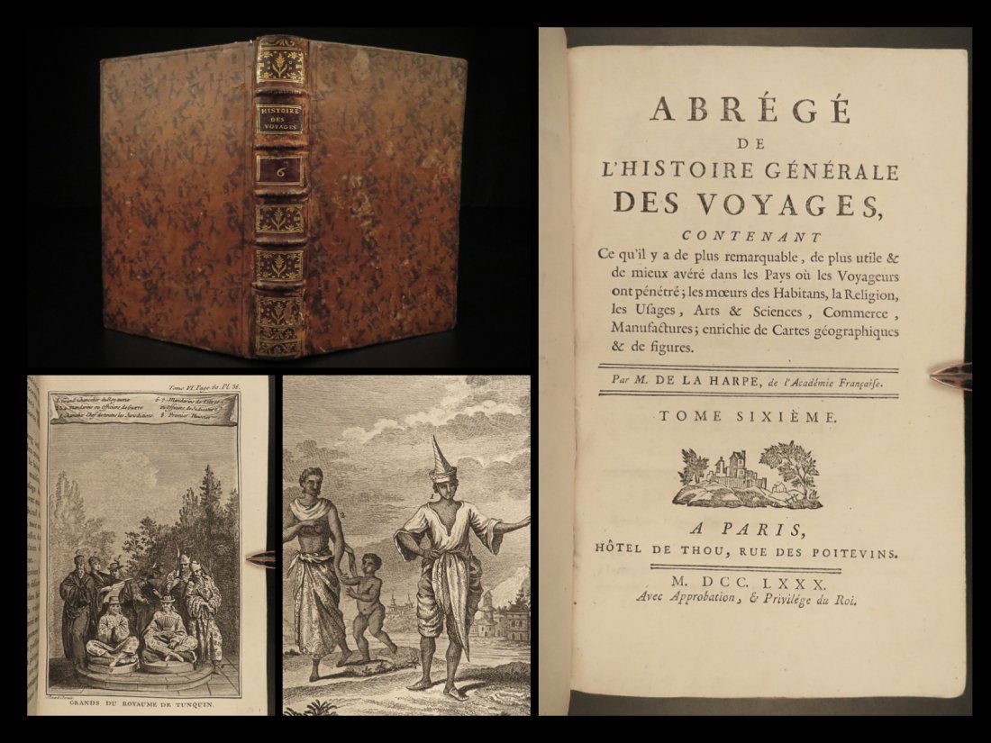1780 Voyages in SIAM Tonkin Laos Southeast ASIA Vietnam Guy Tachard Illustrated (1 of 10)