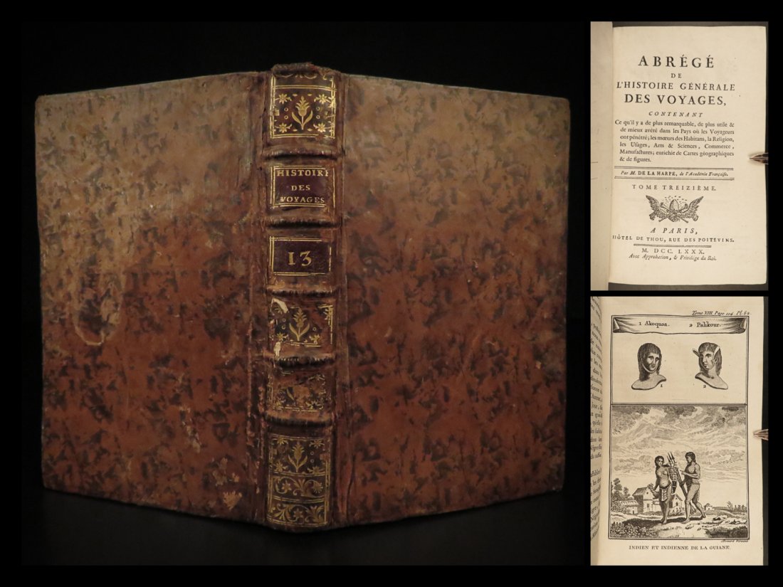 1780 Voyages in BRAZIL Alvarez Cabral Panama Amazon Rio de Janiero Columbus: 1780 Voyages in BRAZIL Alvarez Cabral Panama Amazon Rio de Janiero Columbus The best book of its kind! A rare book La Harpes General History of Voyages! This extensive work was begun by La Harpe, and,
