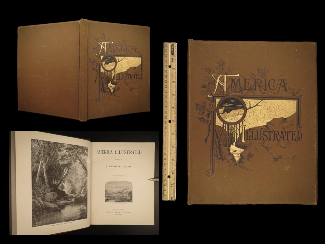 1880 America Illustrated Yellowstone Niagara Falls White Mountains Grand Canyon (1 of 10)