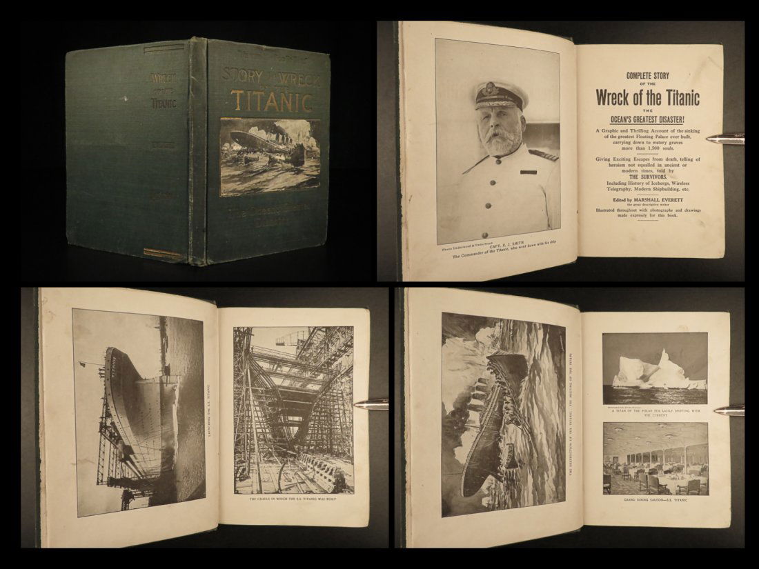 1912 TITANIC 1ed Wreck and Sinking Shipwreck Illustrated Survivor Stories (1 of 10)