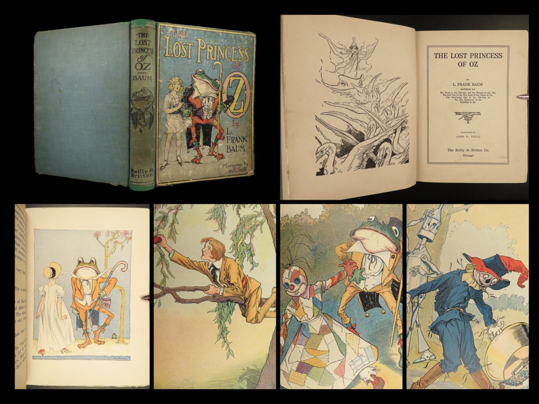 1917 1ed Lost Princess of OZ Frank Baum COLOR Illustrated Dorothy Wizard of Oz: 1917 1ed Lost Princess of OZ Frank Baum COLOR Illustrated Dorothy Wizard of Oz Were off to see the wizard, the wonderful Wizard of Oz!” This timeless classic was first published in 1899 and feat