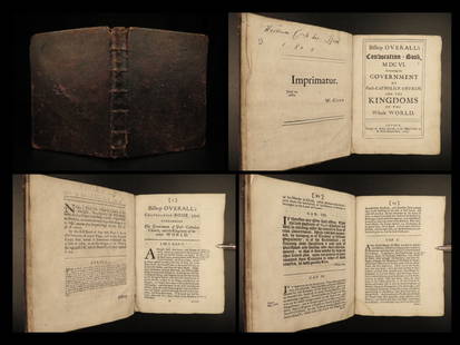 1690 Gunpowder Plot 1ed Anglican Overall Convocation Church England King James: 1690 Gunpowder Plot 1ed Anglican Overall Convocation Church England King James John Overall was an early 17th-century English Anglican bishop, most notably the dean of St. Pauls in London during the G