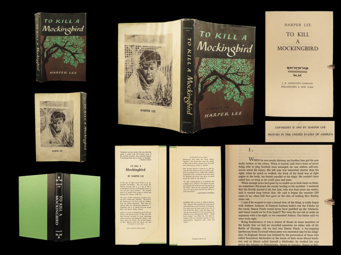 1960 1ed To Kill A Mockingbird Harper Lee RACISM Atticus Finch Novel CLASSIC (1 of 10)