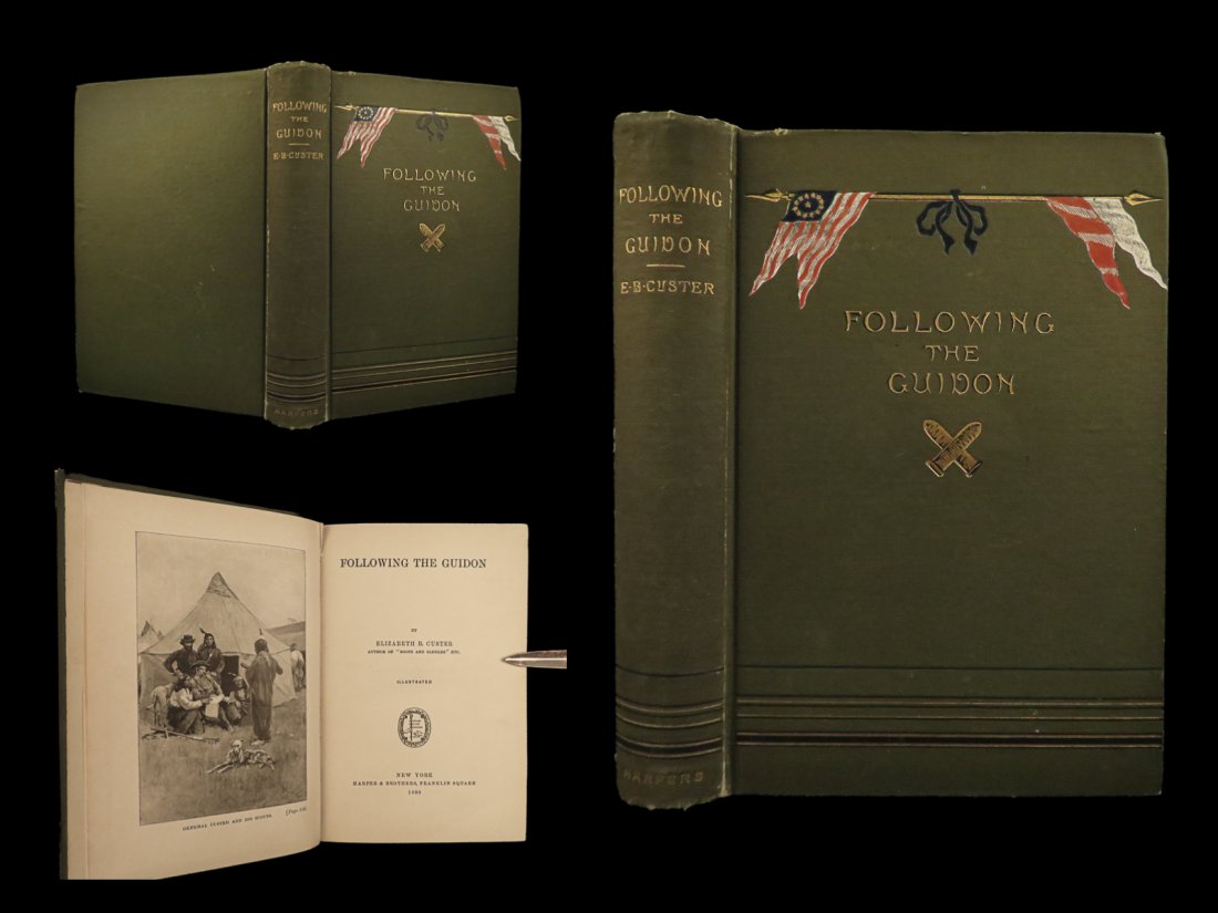 1890 CUSTER 1ed Following the Guidon Last Stand Little Big Horn Native American (1 of 10)