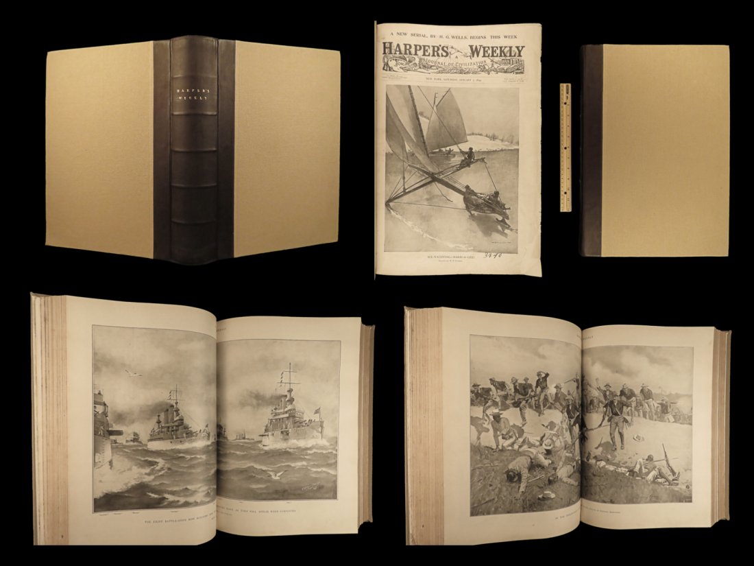 1899 1ed Harpers Weekly Philippine-US WAR Mexico APACHE Indians CUBA Spain (1 of 10)