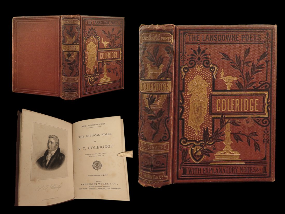 1880 Rime Ancient Mariner Samuel Taylor Coleridge Christabel Poetical Works (1 of 10)