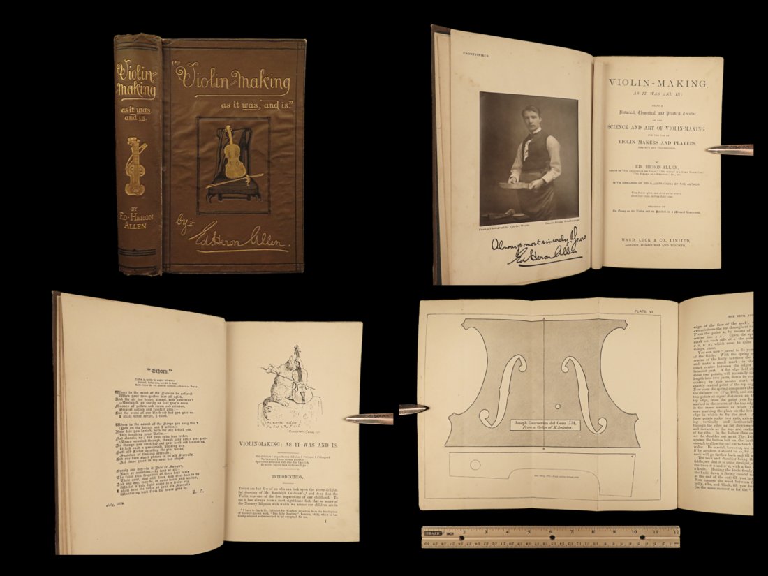 1885 Violin Making String Instruments MUSIC History Stradivarius Illustrated (1 of 10)