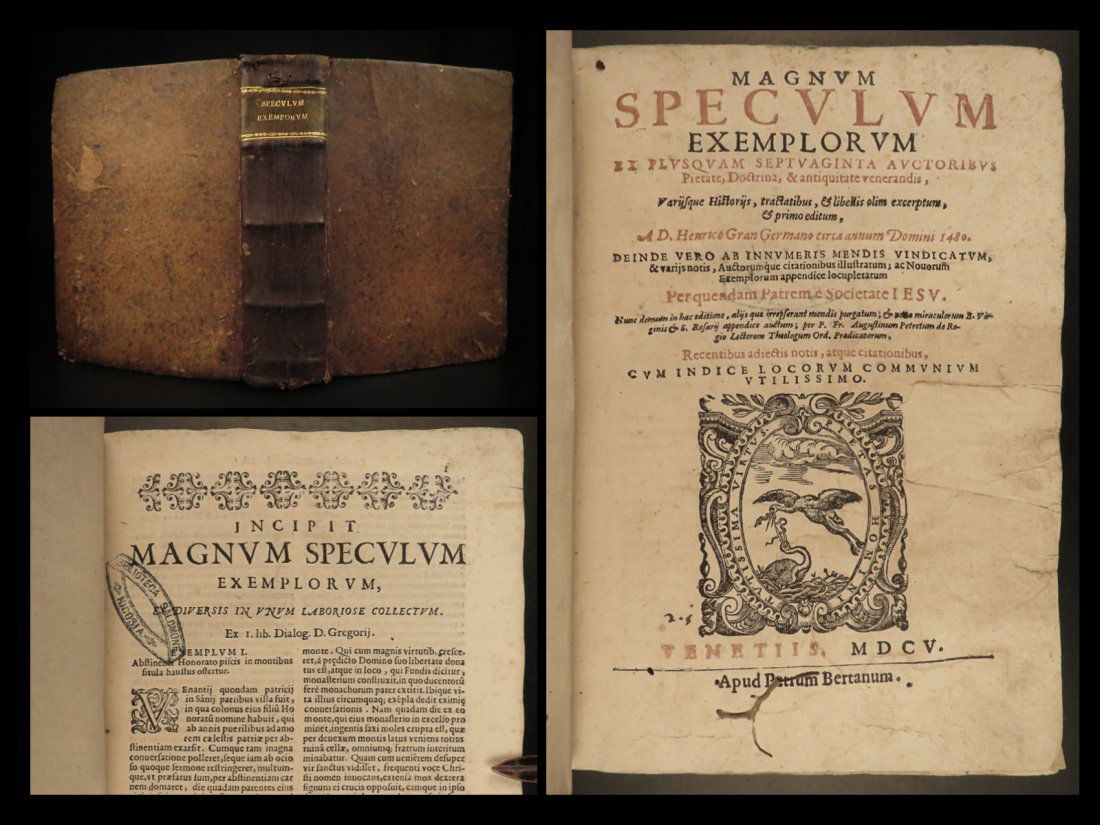 1605 RARE Magnum Speculum Essays on ROME Charlemagne Homosexuality Venice (1 of 10)