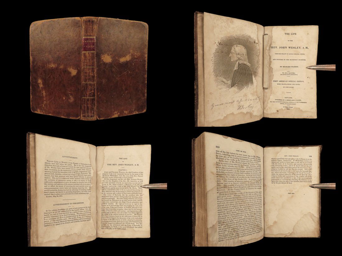 1831 1ed Life of John Wesley Evangelist Methodist Movement Arminian Theology: 1831 1ed Life of John Wesley Evangelist Methodist Movement Arminian Theology â€œThe Life of the Rev. John Wesley” by Richard Watson, with contributions from John Emory, is a 19th-century bio