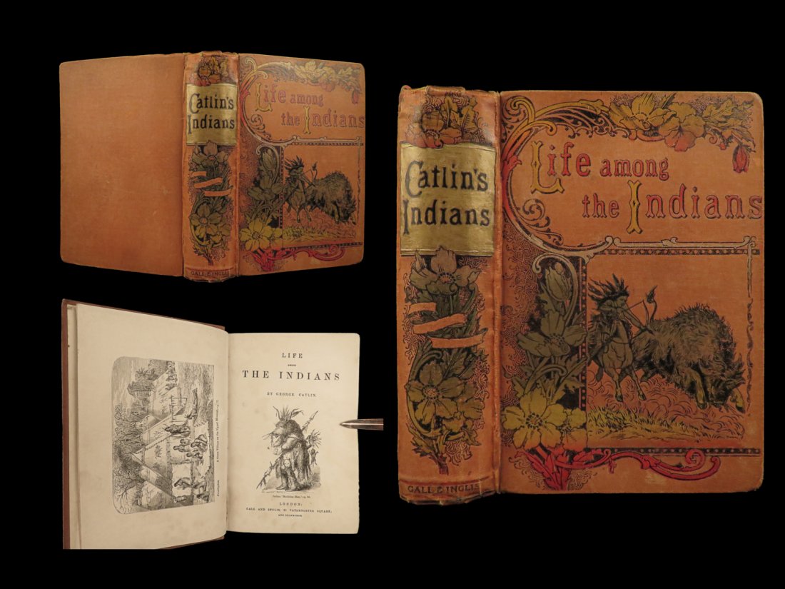 1870 Life Among the Indians George Catlin Native Americans Travel Exploration (1 of 10)