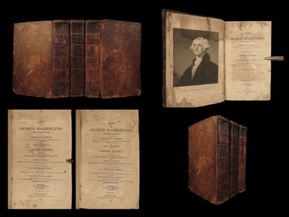 1804 George Washington 1st ed Life by John Marshall Revolutionary War AMERICANA: 1804 George Washington 1st ed Life by John Marshall Revolutionary War AMERICANA “The Constitution is colorblind, and neither knows nor tolerates classes among citizens.” ― John Mars