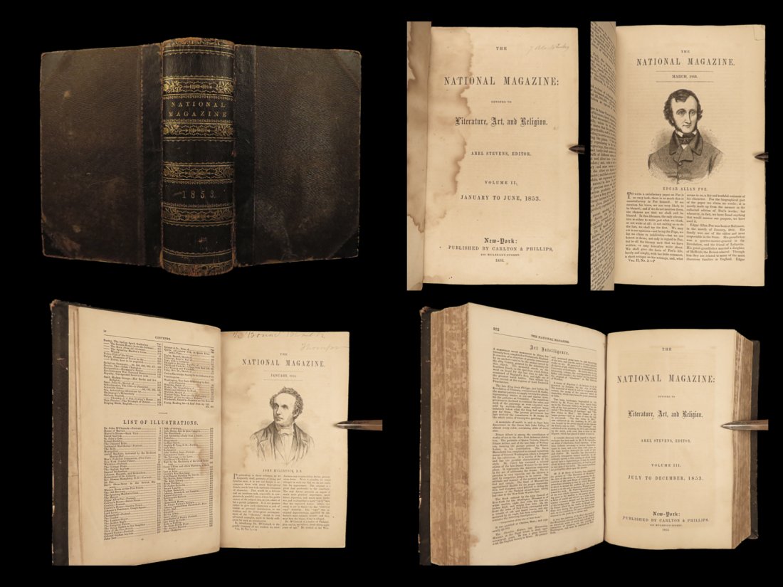1853 1ed National Magazine Johnson Nollet Electricity Wars Natural Witchcraft: 1853 1ed National Magazine Johnson Nollet Electricity Wars Natural Witchcraft â€œThe National Magazine” was a mid-19th-century American periodical edited by Abel Stevens. This 1853 two-volum