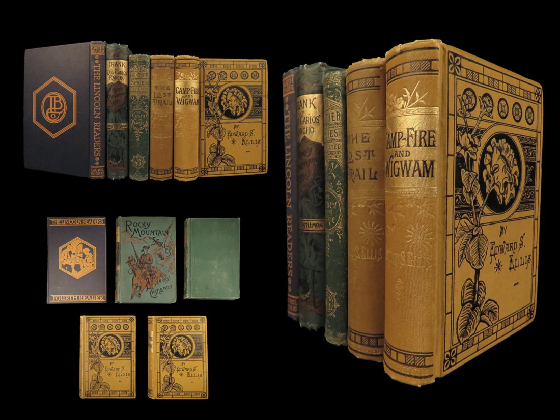 1870 5 Book Lot American West INDIANS Don Carlo Rancho Ed Ellis Wigwam (1 of 10)