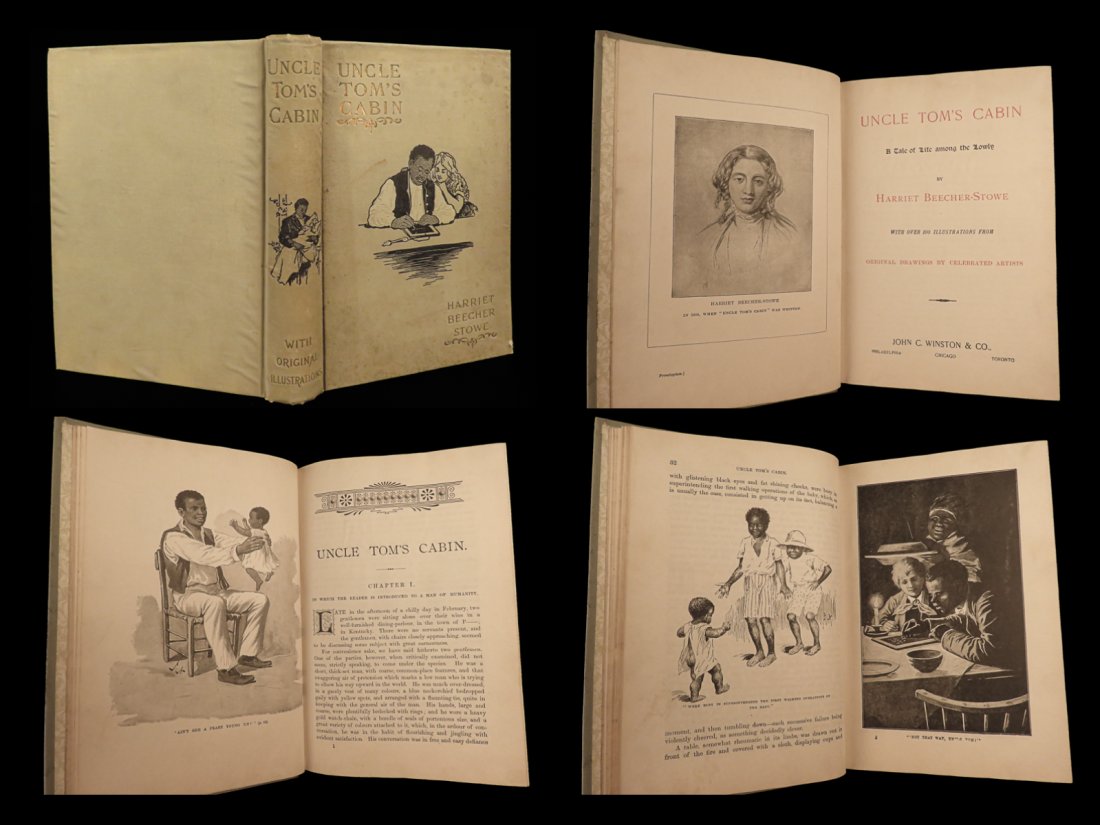 1897 Uncle Tom Cabin Harriet Beecher Stowe Slavery Abolition CIVIL WAR Americana (1 of 11)