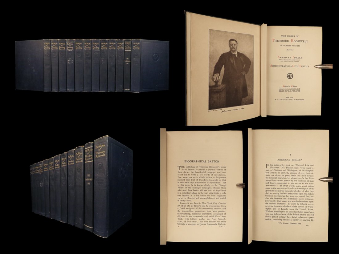 1882 Works of Theodore Roosevelt 26th US President Rough Riders Winning the West (1 of 10)