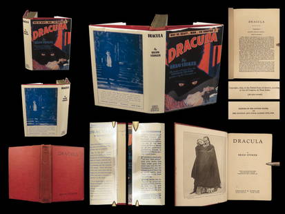 1931 1ed DRACULA Bram Stoker Horror Gothic Occult Transylvania Vampire Photoplay: 1931 1ed DRACULA Bram Stoker Horror Gothic Occult Transylvania Vampire Photoplay “Dracula” is a Gothic horror novel by Bram Stoker, first published in 1897. It tells the story of Count Dra