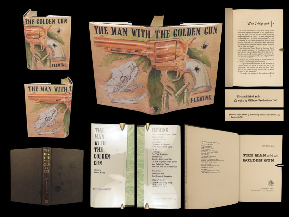 1965 JAMES BOND 1st ed The Man with the Golden Gun Ian Fleming 007 British Spy: 1965 JAMES BOND 1st ed The Man with the Golden Gun Ian Fleming 007 British Spy â€œThe Man with the Golden Gun” is the twelfth and final novel of the James Bond series written by Ian Fleming.