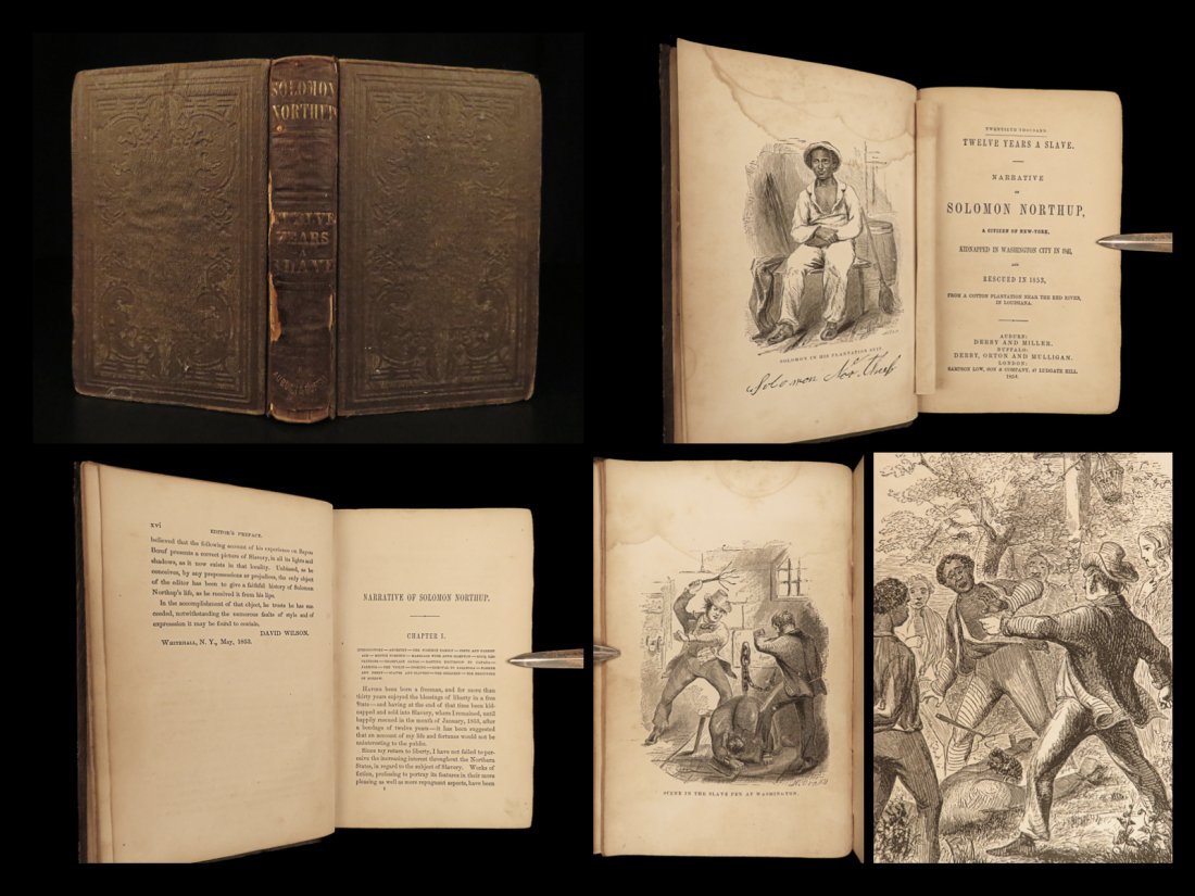 1854 SLVERY Twelve Years a Slave Solomon Northup Memoir Civil War Abolitionist: 1854 SLVERY Twelve Years a Slave Solomon Northup Memoir Civil War Abolitionist â€œTwelve Years a Slave” is a harrowing memoir by Solomon Northup, a free African American man from New York wh